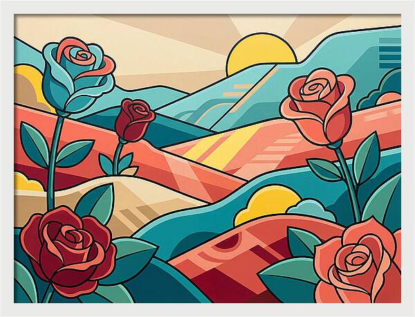 Radiant Floral Vista