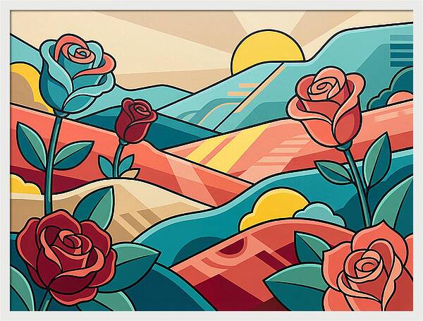 Radiant Floral Vista