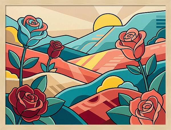 Radiant Floral Vista