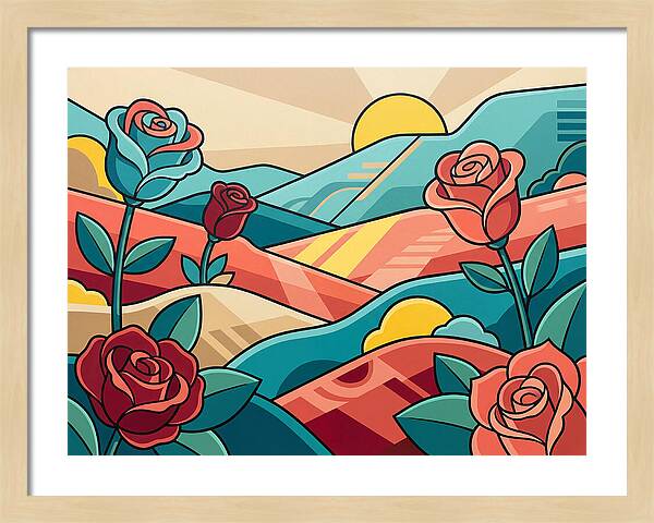 Radiant Floral Vista