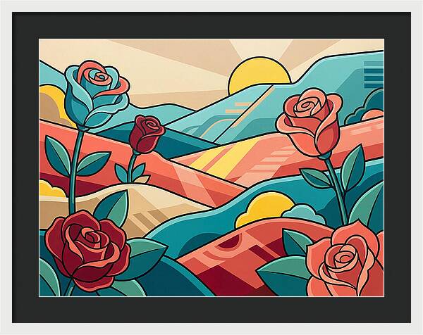 Radiant Floral Vista