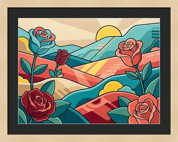 Radiant Floral Vista