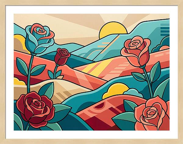 Radiant Floral Vista