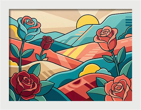 Radiant Floral Vista