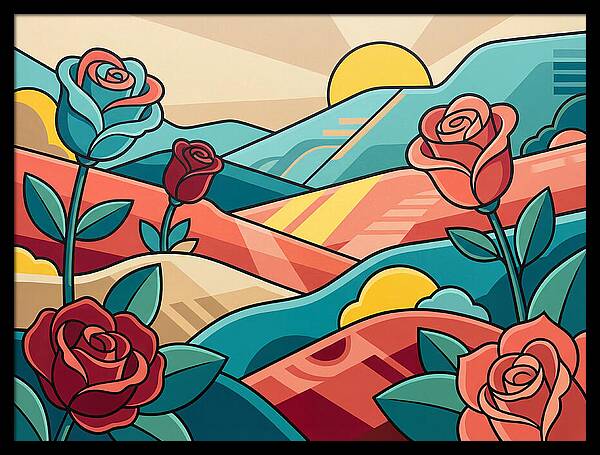Radiant Floral Vista