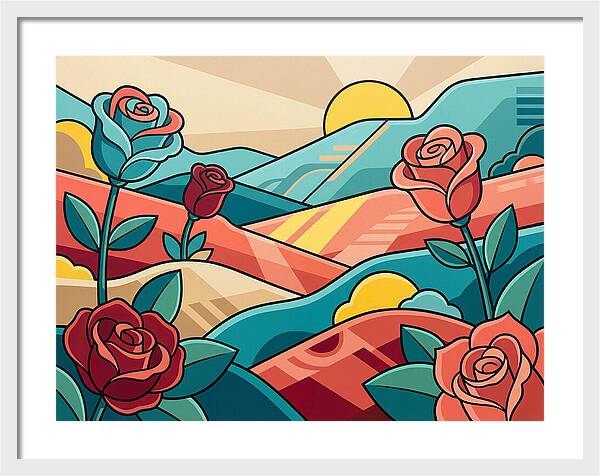Radiant Floral Vista