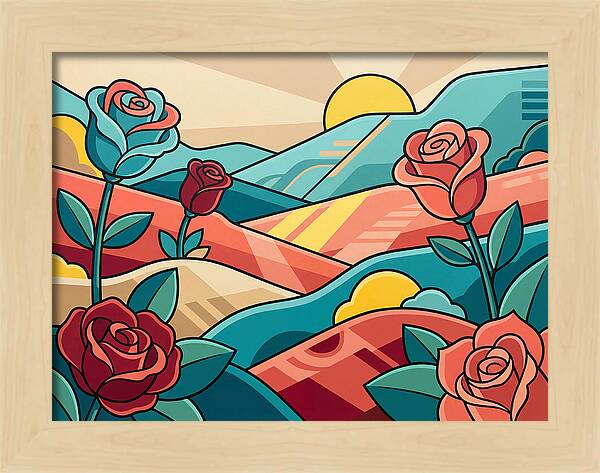 Radiant Floral Vista