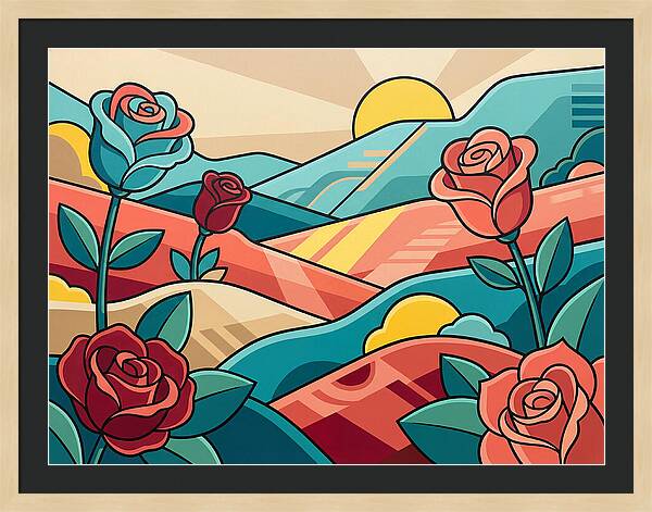Radiant Floral Vista