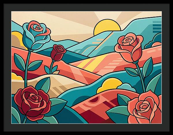Radiant Floral Vista