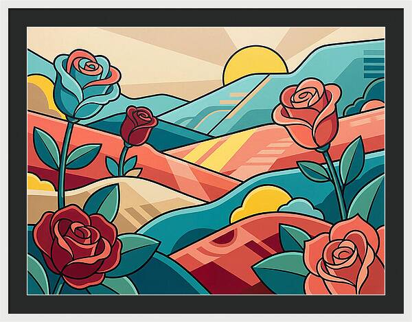 Radiant Floral Vista