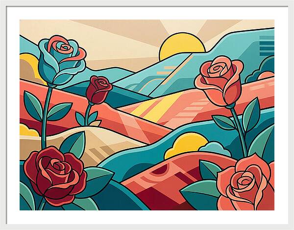 Radiant Floral Vista