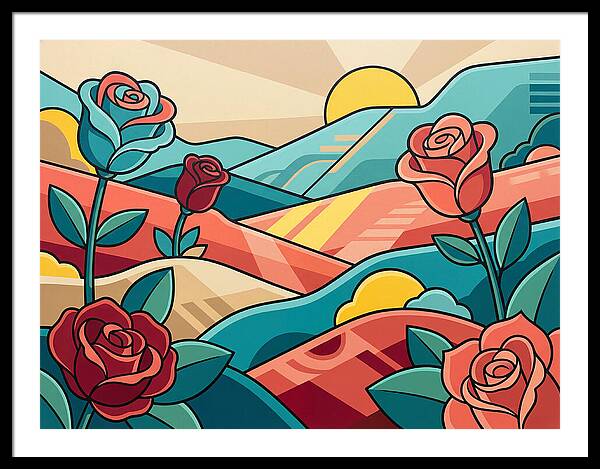 Radiant Floral Vista