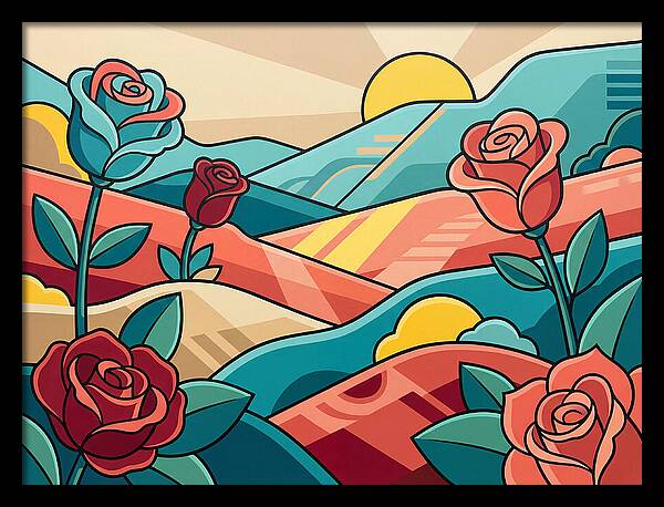 Radiant Floral Vista