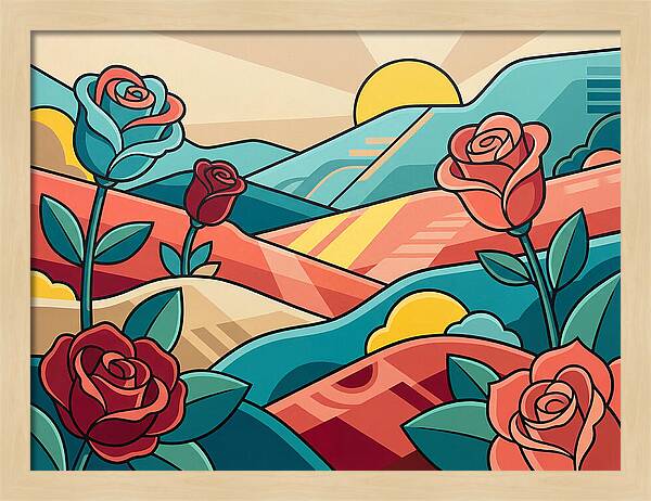 Radiant Floral Vista