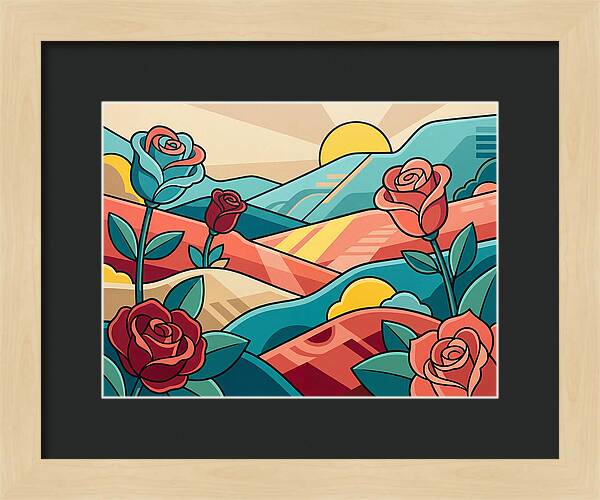 Radiant Floral Vista