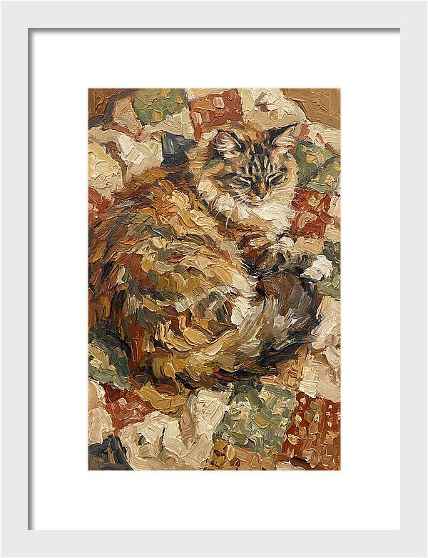 Ragamuffin Cat Relaxing