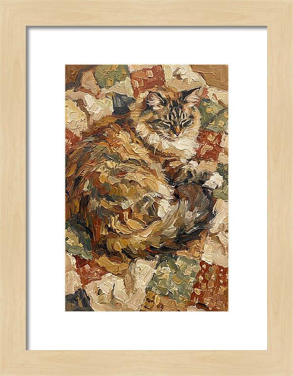 Ragamuffin Cat Relaxing