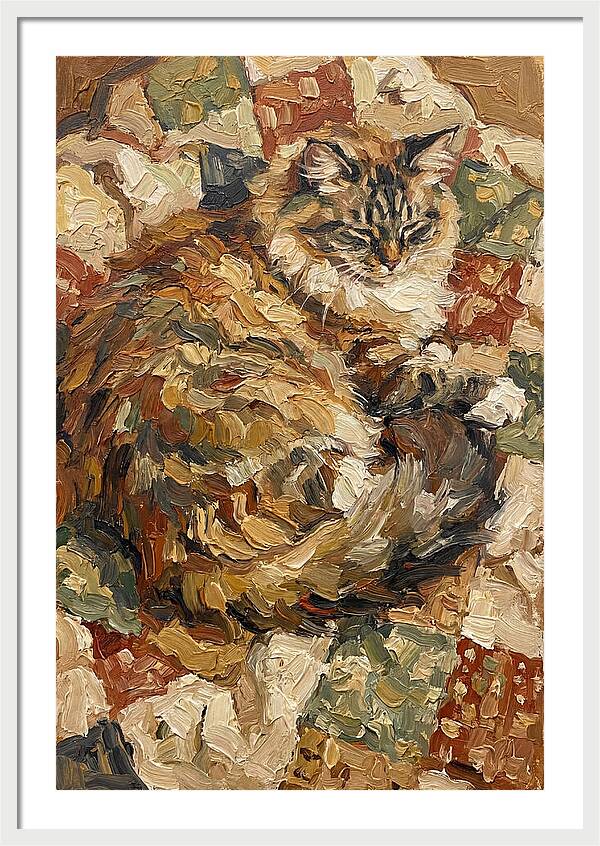 Ragamuffin Cat Relaxing