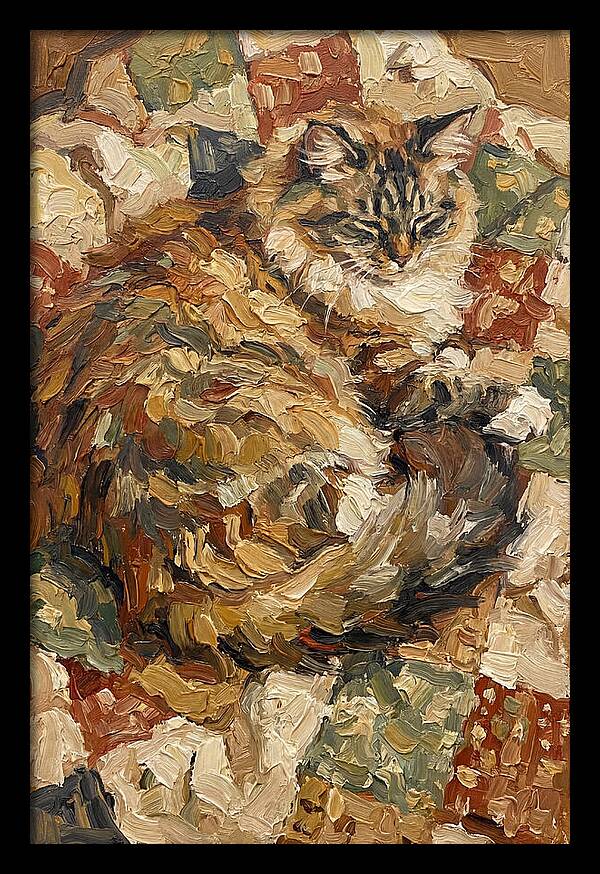Ragamuffin Cat Relaxing