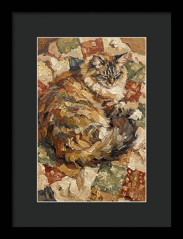 Ragamuffin Cat Relaxing