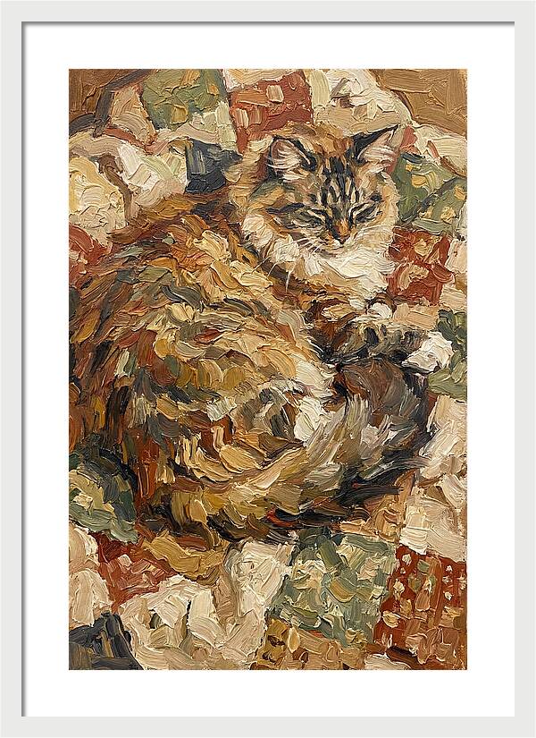 Ragamuffin Cat Relaxing