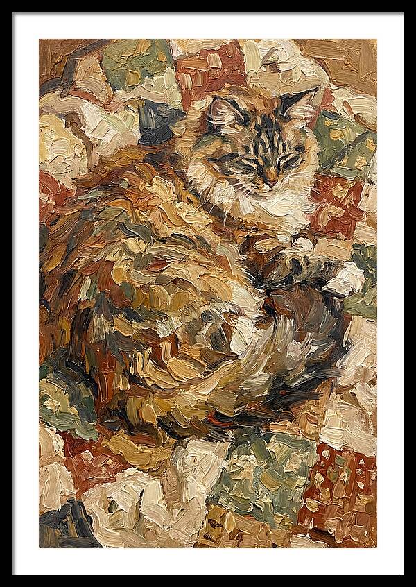 Ragamuffin Cat Relaxing