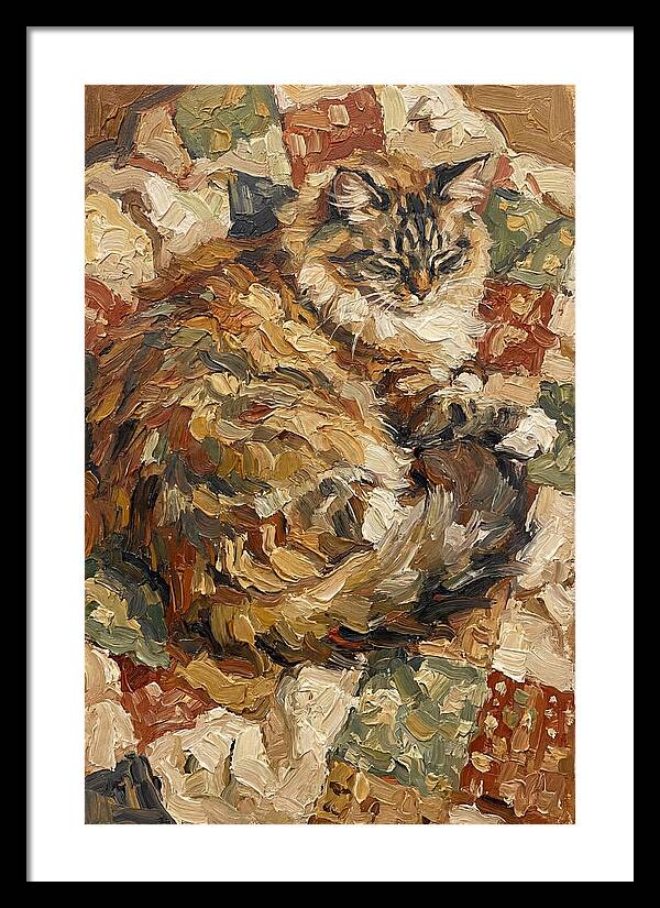 Ragamuffin Cat Relaxing