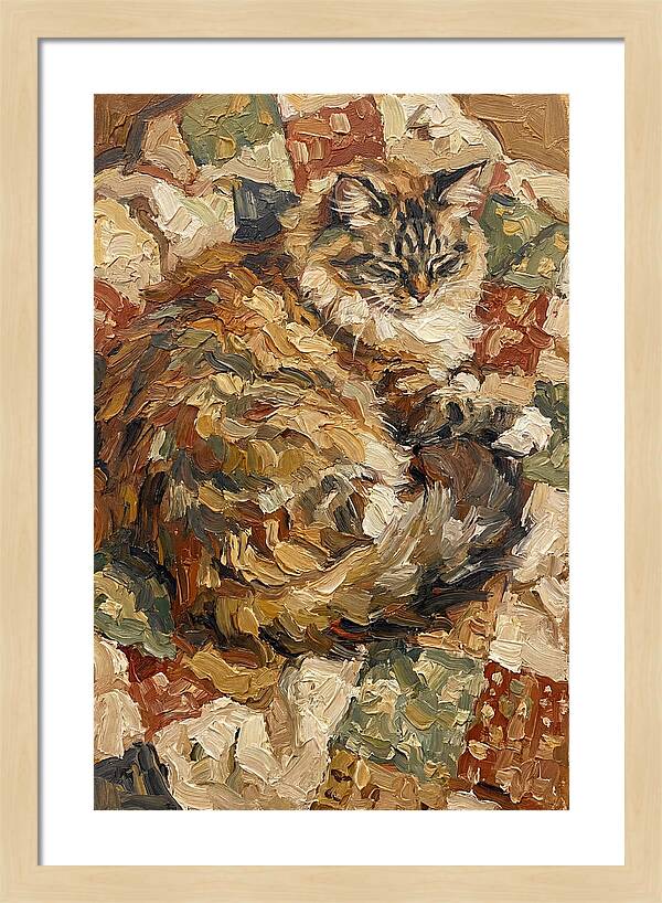 Ragamuffin Cat Relaxing