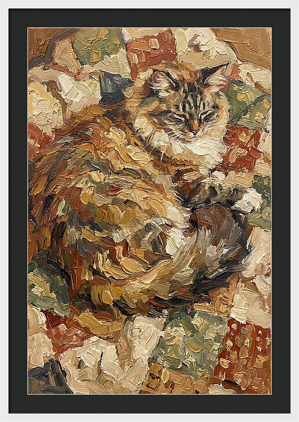 Ragamuffin Cat Relaxing