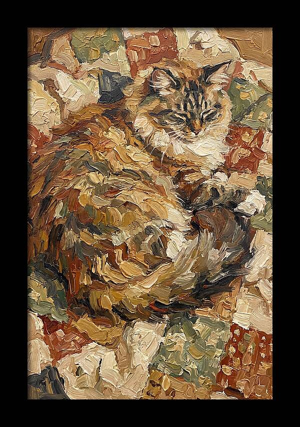 Ragamuffin Cat Relaxing