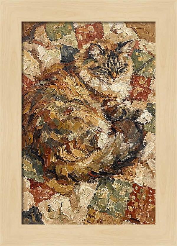 Ragamuffin Cat Relaxing