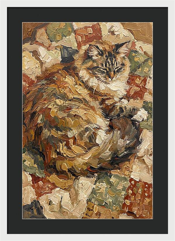 Ragamuffin Cat Relaxing