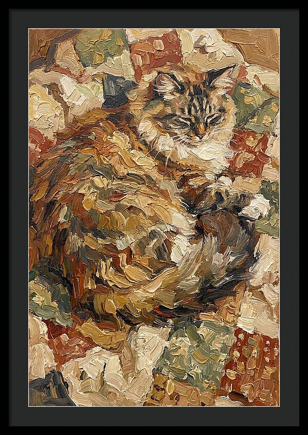 Ragamuffin Cat Relaxing