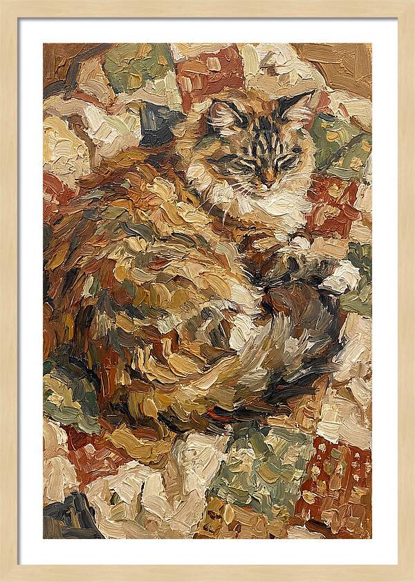 Ragamuffin Cat Relaxing