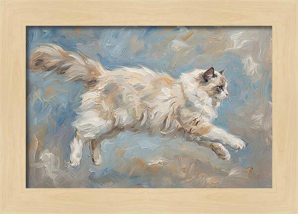 Ragdoll Cat In Motion