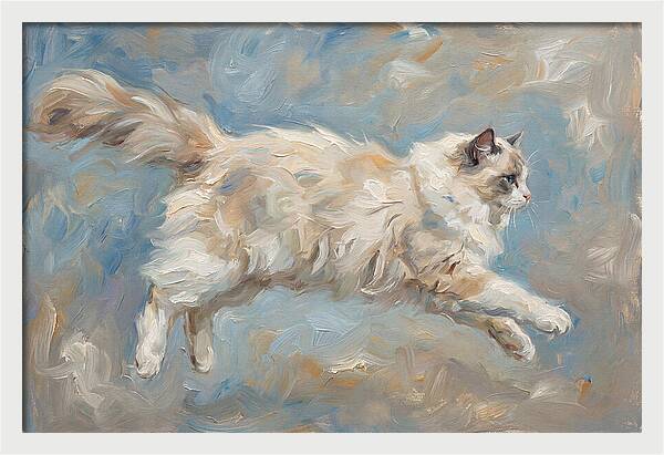 Ragdoll Cat In Motion