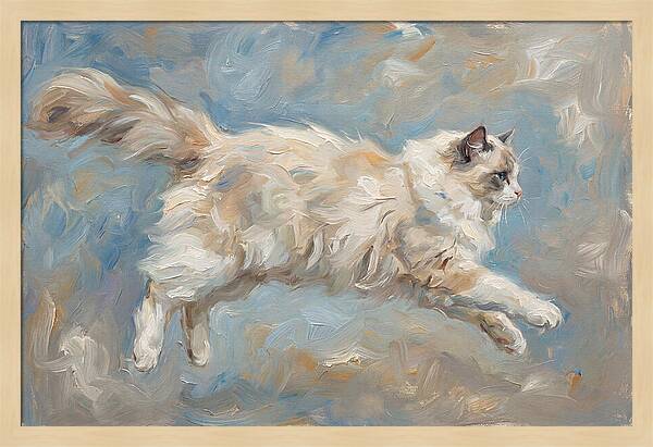 Ragdoll Cat In Motion