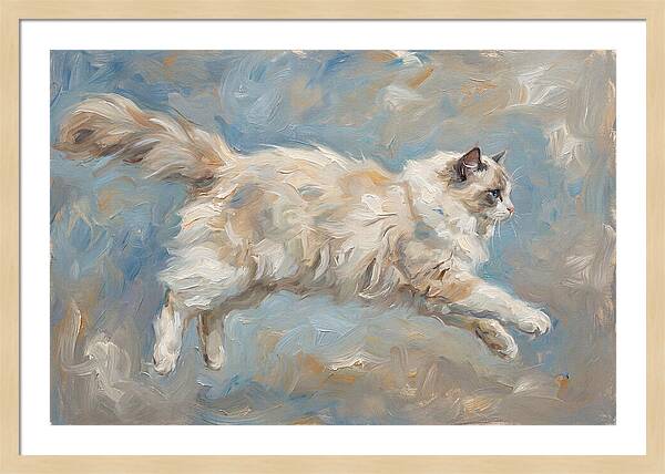 Ragdoll Cat In Motion