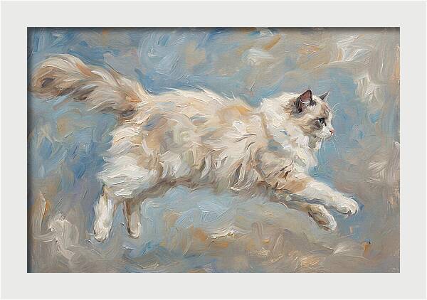 Ragdoll Cat In Motion