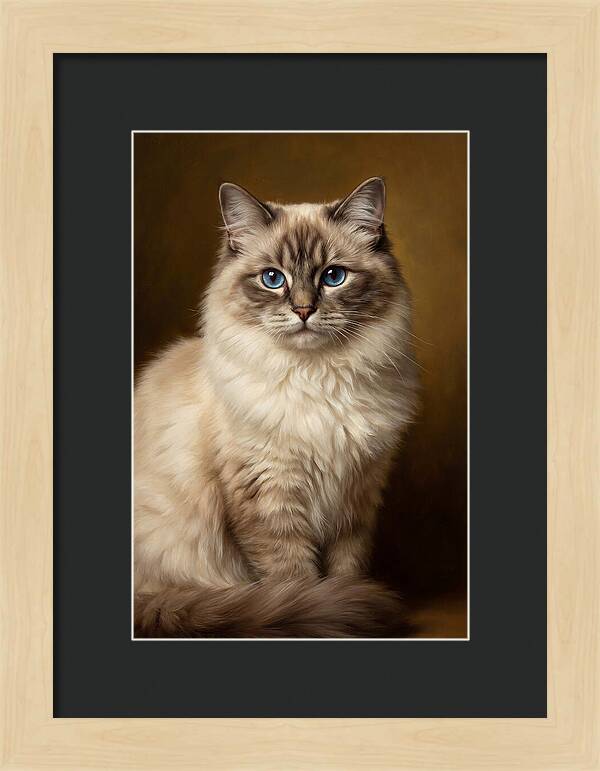 Ragdoll Cat Portrait