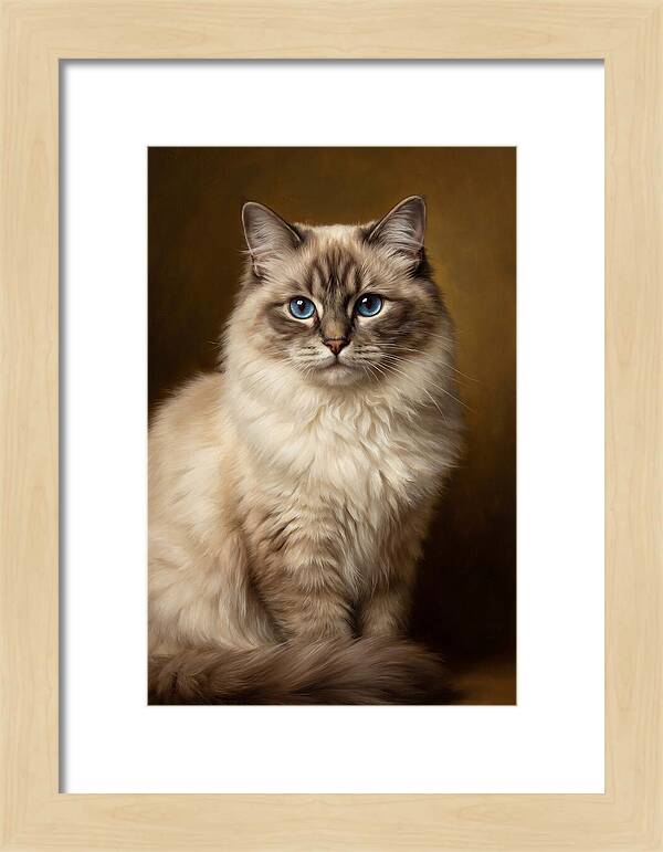 Ragdoll Cat Portrait