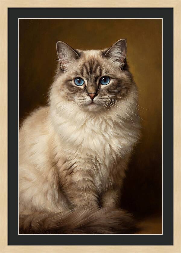Ragdoll Cat Portrait