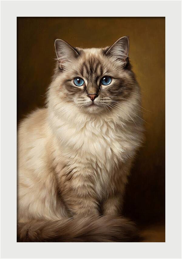 Ragdoll Cat Portrait