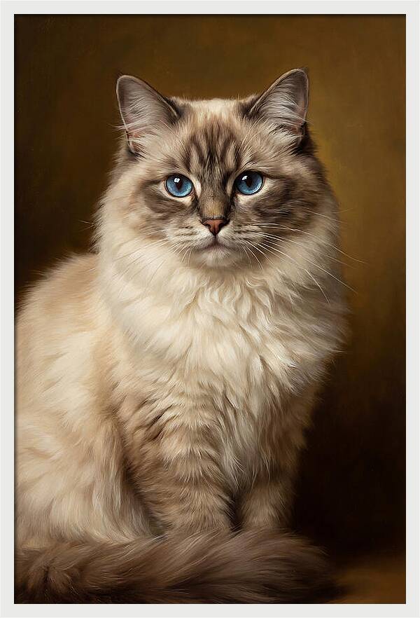 Ragdoll Cat Portrait