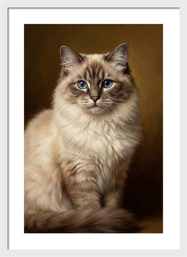 Ragdoll Cat Portrait