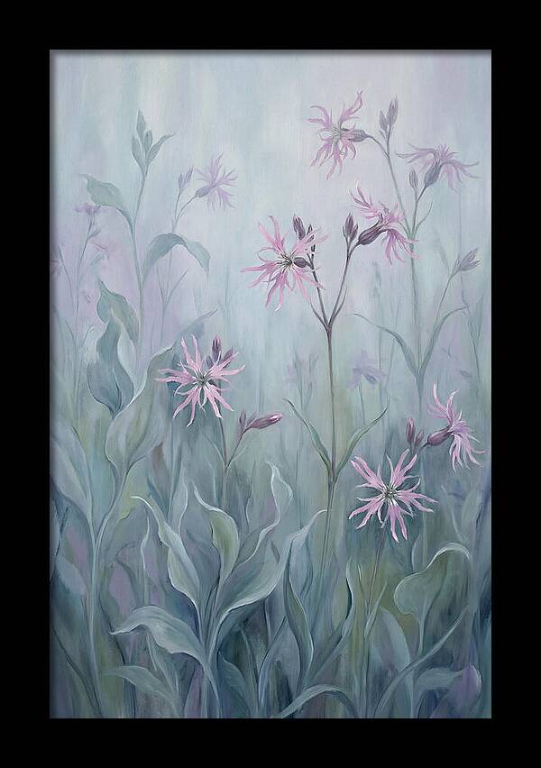 Ragged Robin Blossoms In Mist