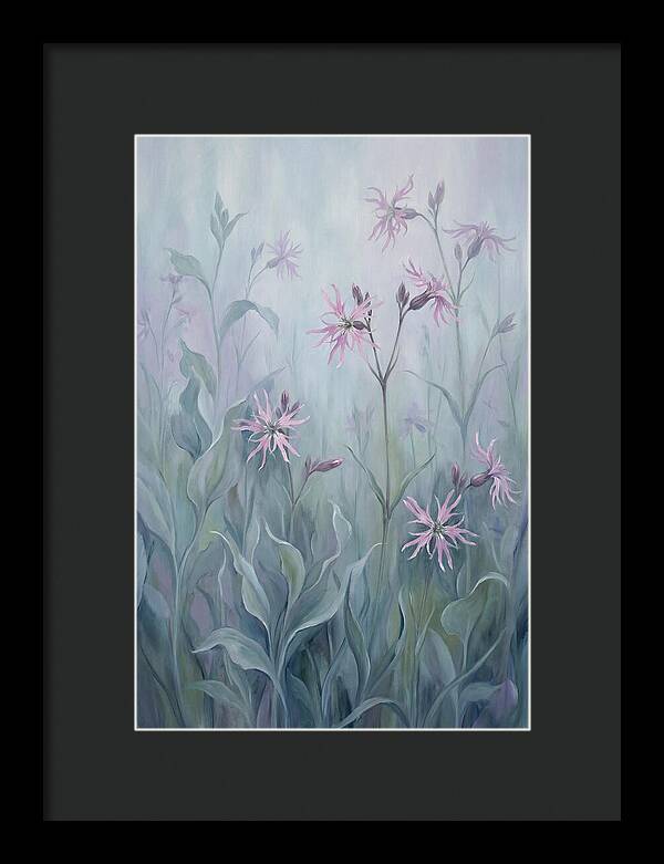 Ragged Robin Blossoms In Mist