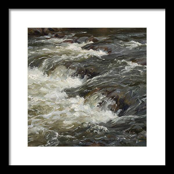 Raging White Water Rapids