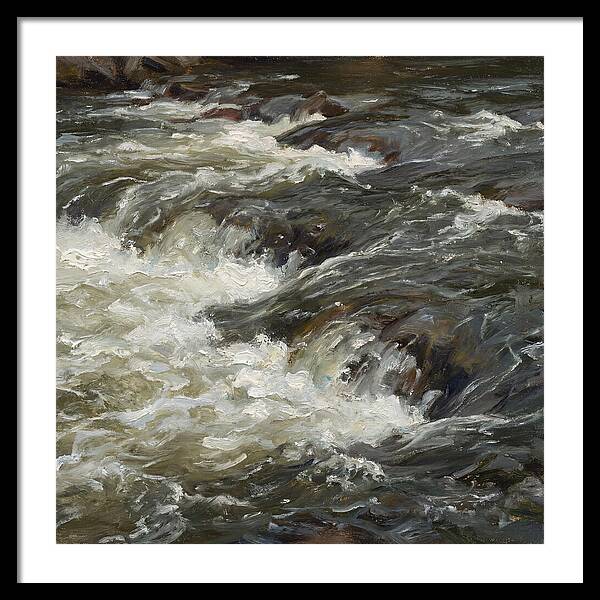 Raging White Water Rapids