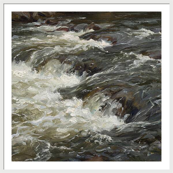 Raging White Water Rapids
